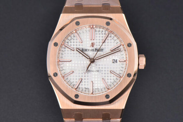 Royal Oak 15400 41mm RG IPF White Textured Dial RG Bracelet SA3120