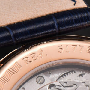 Classique 5177 40.5mm LTF RG Black Dial Digital Marker Blue Leather Strap MY9015 - Image 18