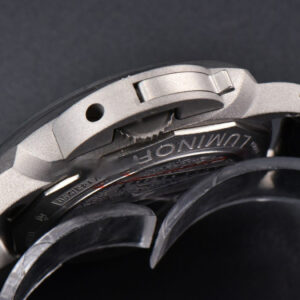 PAM1096 Luminor GMT 42mm Titanium VSF Black Dial Black Leather Strap P9011 - Image 12