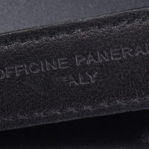 PAM1096 Luminor GMT 42mm Titanium VSF Black Dial Black Leather Strap P9011 - Image 16