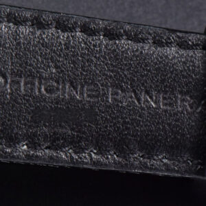 PAM1096 Luminor GMT 42mm Titanium VSF Black Dial Black Leather Strap P9011 - Image 18