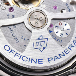 PAM1096 Luminor GMT 42mm Titanium VSF Black Dial Black Leather Strap P9011 - Image 24