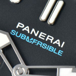 PAM1209 Submersible 42mm VSF Black Dial Blue Bezel Black Rubber Strap P9000 - Image 2