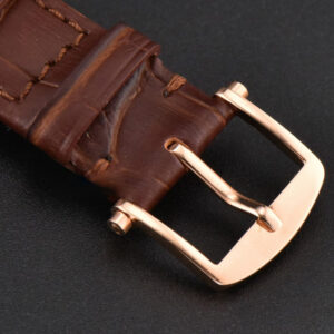 Classique 5177 38.5mm LTF RG White Dots Dial Roma Marker Brown Leather Strap MY9015 - Image 7