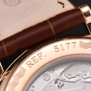 Classique 5177 40.5mm LTF RG White Dots Dial Roma Marker Brown Leather Strap MY9015 - Image 10