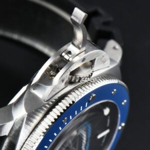 PAM1209 Submersible 42mm VSF Black Dial Blue Bezel Black Rubber Strap P9000 - Image 10