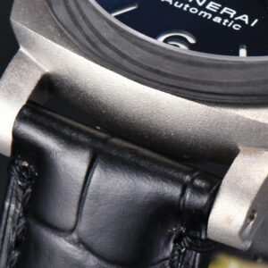 PAM1279 Luminor GMT 42mm Titanium VSF Blue Dial Black Leather Strap P9011 - Image 20