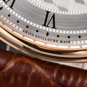 Classique 5177 38.5mm LTF RG White Textured Dial Roma Marker Brown Leather Strap MY9015 - Image 17