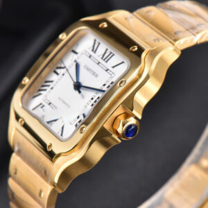 Santos de Cartier XL BVF 40MM YG White Dial YG Bracelet MIYOTA 9015 - Image 18