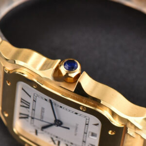 Santos de Cartier XL BVF 40MM YG White Dial YG Bracelet MIYOTA 9015 - Image 19