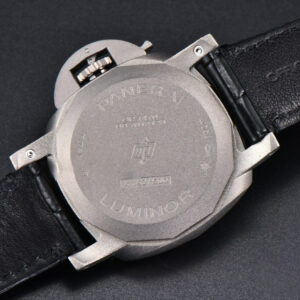 PAM1279 Luminor GMT 42mm Titanium VSF Blue Dial Black Leather Strap P9011 - Image 25