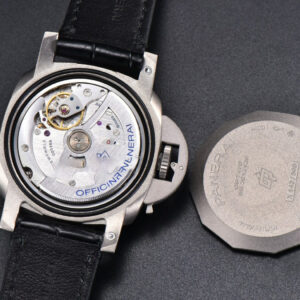 PAM1279 Luminor GMT 42mm Titanium VSF Blue Dial Black Leather Strap P9011 - Image 26