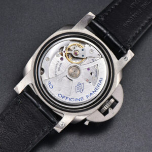 PAM1279 Luminor GMT 42mm Titanium VSF Blue Dial Black Leather Strap P9011 - Image 27