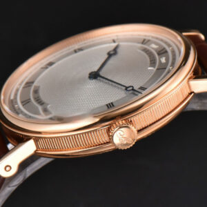 Classique 5177 38.5mm LTF RG White Dots Dial Roma Marker Brown Leather Strap MY9015 - Image 18