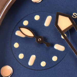 PAM1074 Submersible Quaranta Bronze 42mm VSF Blue Dial Blue Leather Strap P900 - Image 3