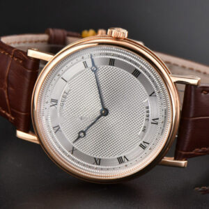 Classique 5177 38.5mm LTF RG White Dots Dial Roma Marker Brown Leather Strap MY9015 - Image 20