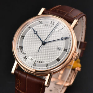 Classique 5177 40.5mm LTF RG White Dots Dial Roma Marker Brown Leather Strap MY9015 - Image 13