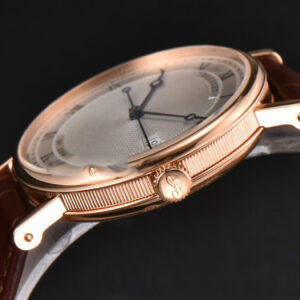 Classique 5177 40.5mm LTF RG White Dots Dial Roma Marker Brown Leather Strap MY9015 - Image 18