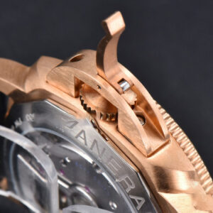 PAM1074 Submersible Quaranta Bronze 42mm VSF Blue Dial Blue Leather Strap P900 - Image 14