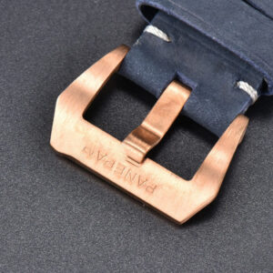 PAM1074 Submersible Quaranta Bronze 42mm VSF Blue Dial Blue Leather Strap P900 - Image 15