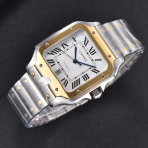 Santos de Cartier XL BVF 40MM YG/SS White Dial YG/SS Bracelet MIYOTA 9015 - Image 6