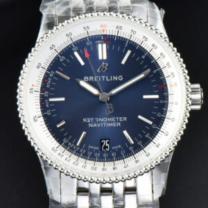 Navitimer 1 38MM KORF Blue/White Dial SS Bracelet 2824