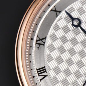 Classique 5177 40.5mm LTF RG White Textured Dial Roma Marker Brown Leather Strap MY9015 - Image 11