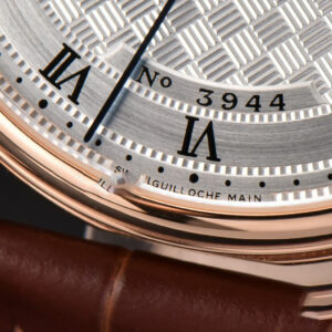 Classique 5177 40.5mm LTF RG White Textured Dial Roma Marker Brown Leather Strap MY9015 - Image 12