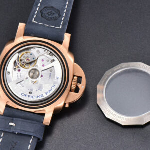 PAM1074 Submersible Quaranta Bronze 42mm VSF Blue Dial Blue Leather Strap P900 - Image 21