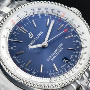 Navitimer 1 38MM KORF Blue/White Dial SS Bracelet 2824 - Image 3