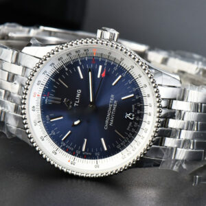 Navitimer 1 38MM KORF Blue/White Dial SS Bracelet 2824 - Image 4