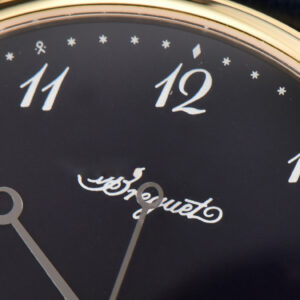 Classique 5177 40.5mm LTF YG Black Dial Digital Marker Blue Leather Strap MY9015 - Image 5