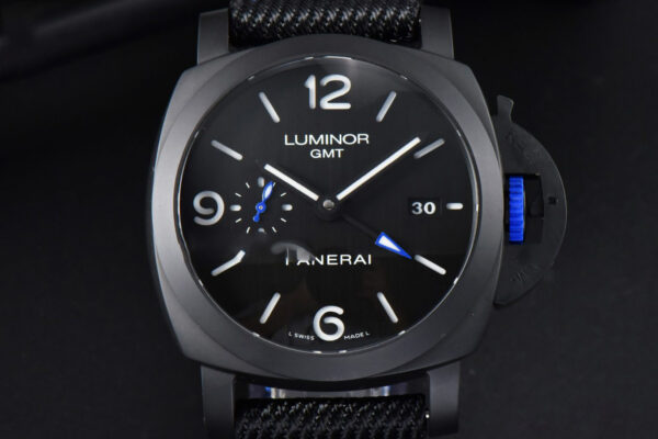 PAM1176 44mm VSF Black Ceramic Black Dial Black Nylon Strap P9001