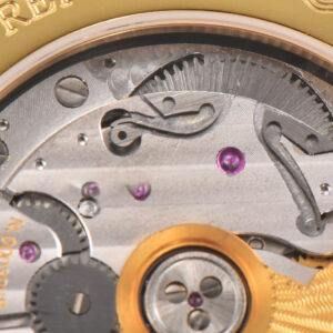 Classique 5177 38.5mm LTF YG White Textured Dial Roma Marker Brown Leather Strap MY9015 - Image 4