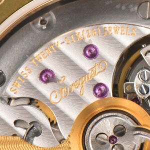 Classique 5177 38.5mm LTF YG White Dots Dial Roma Marker Brown Leather Strap MY9015 - Image 3