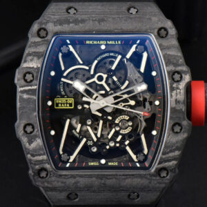 RM035-02 Real NTPT ZF Skeleton Dial on Black Rubber Strap NH05A V5