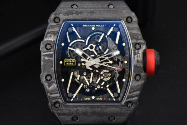RM035-02 Real NTPT ZF Skeleton Dial on Black Rubber Strap NH05A V5