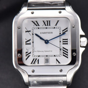 Santos de Cartier XL BVF 40MM SS White Dial SS Bracelet MIYOTA 9015