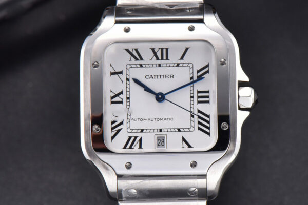 Santos de Cartier XL BVF 40MM SS White Dial SS Bracelet MIYOTA 9015