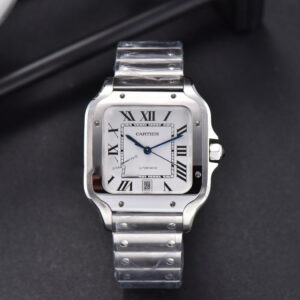 Santos de Cartier XL BVF 40MM SS White Dial SS Bracelet MIYOTA 9015 - Image 11