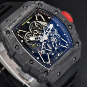 RM035-02 Real NTPT ZF Skeleton Dial on Black Rubber Strap NH05A V5 - Image 2