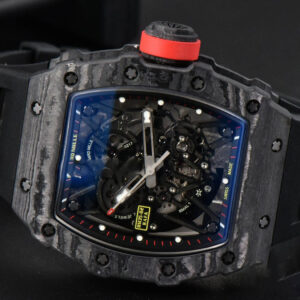 RM035-02 Real NTPT ZF Skeleton Dial on Black Rubber Strap NH05A V5 - Image 3