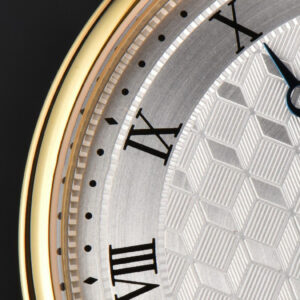 Classique 5177 38.5mm LTF YG White Textured Dial Roma Marker Brown Leather Strap MY9015 - Image 15