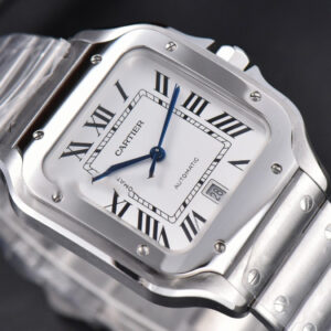 Santos de Cartier XL BVF 40MM SS White Dial SS Bracelet MIYOTA 9015 - Image 18