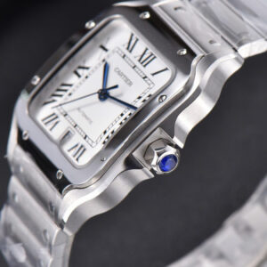 Santos de Cartier XL BVF 40MM SS White Dial SS Bracelet MIYOTA 9015 - Image 19