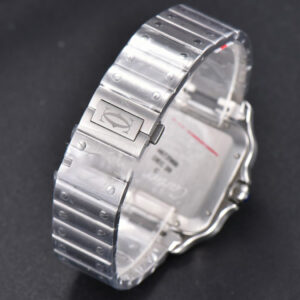 Santos de Cartier XL BVF 40MM Blue Dial SS Bracelet MIYOTA 9015 - Image 9