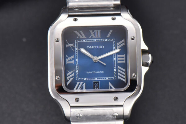 Santos de Cartier XL BVF 40MM Blue Dial SS Bracelet MIYOTA 9015