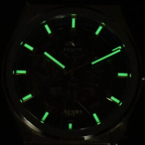 Defy Classic LF 41MM Skeleton Blue Dial Blue Gummy Strap A2892 - Image 24