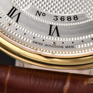 Classique 5177 38.5mm LTF YG White Dots Dial Roma Marker Brown Leather Strap MY9015 - Image 15