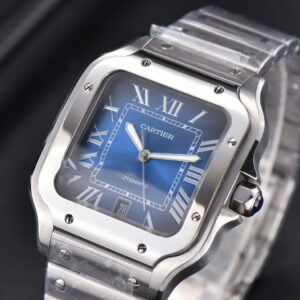 Santos de Cartier XL BVF 40MM Blue Dial SS Bracelet MIYOTA 9015 - Image 13